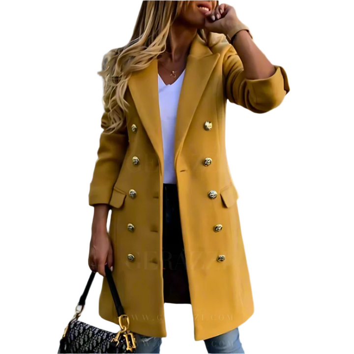 Drune | Elegante Taillierte Damenjacke mit Doppeltknopfverschluss