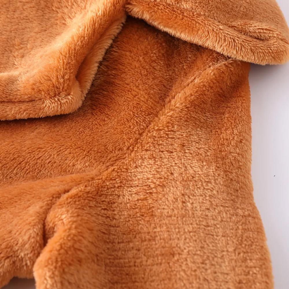 Drune | Warmer Plüsch Wintermantel für Damen