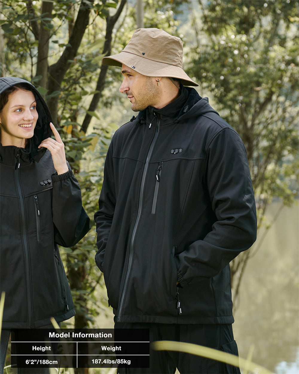 Drune | Herrenjacke Tim mit wiederaufladbarem Akku - 8 Heizzonen und Komfort