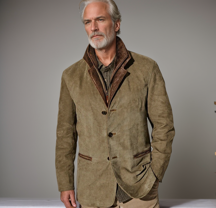 Drune | Herren Winterjacke - Mit Knopfverschluss