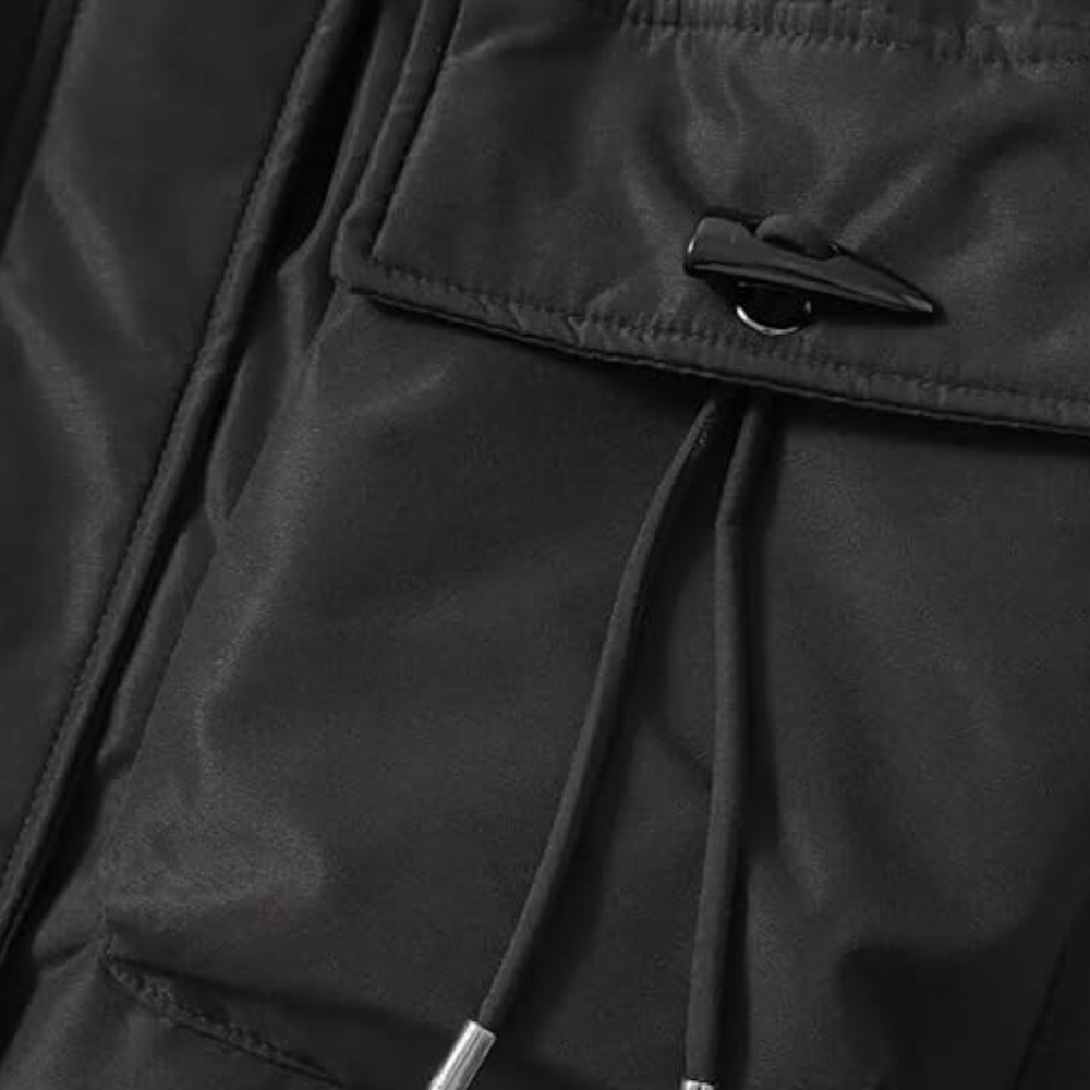 Drune | Damen Winterjacke mit Kapuze und Warmfutter