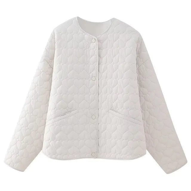 Drune | Gefütterte Jacke mit Herzmotiv