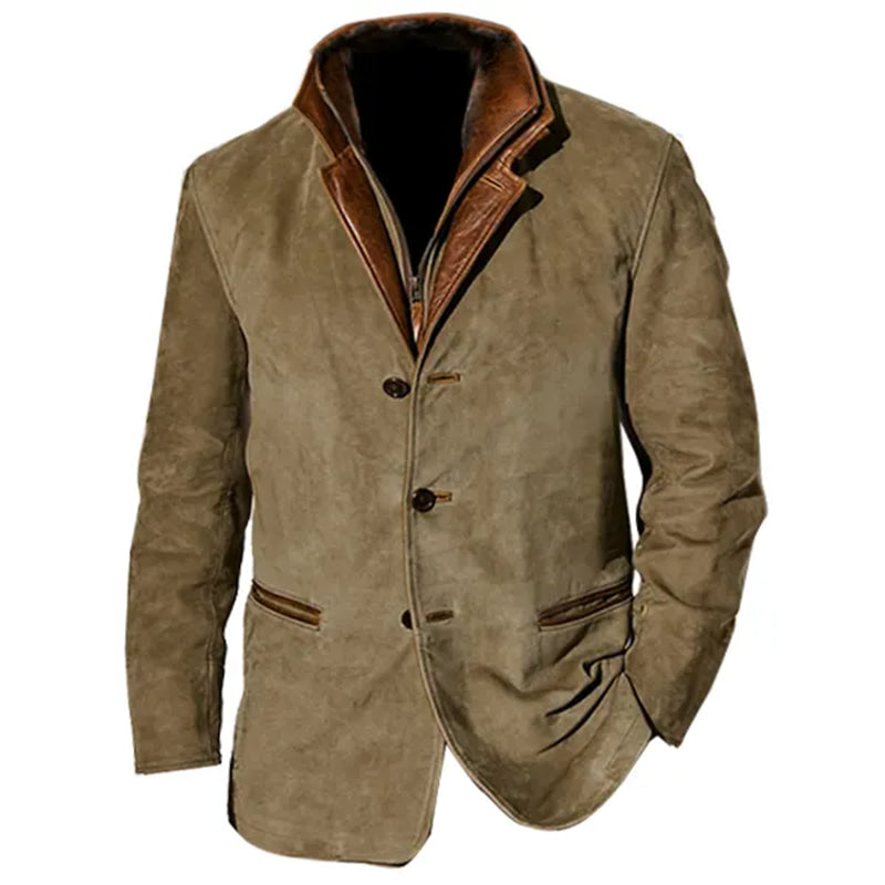 Drune | Herren Winterjacke - Mit Knopfverschluss