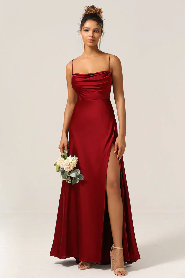 Drune | Elegante Maxikleid Satin
