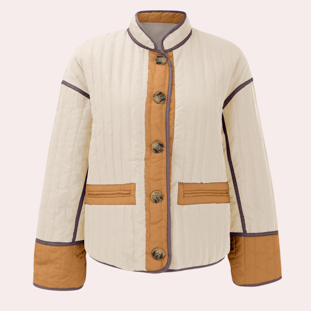 Drune | Elegante Texturierte Herbstjacke für Damen