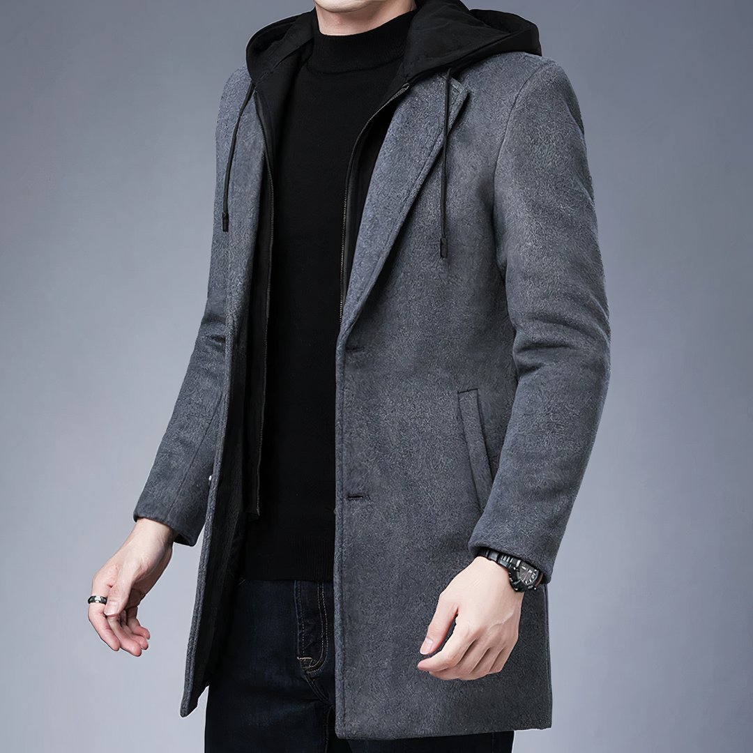 Drune | Wolltrenchcoat für Herren