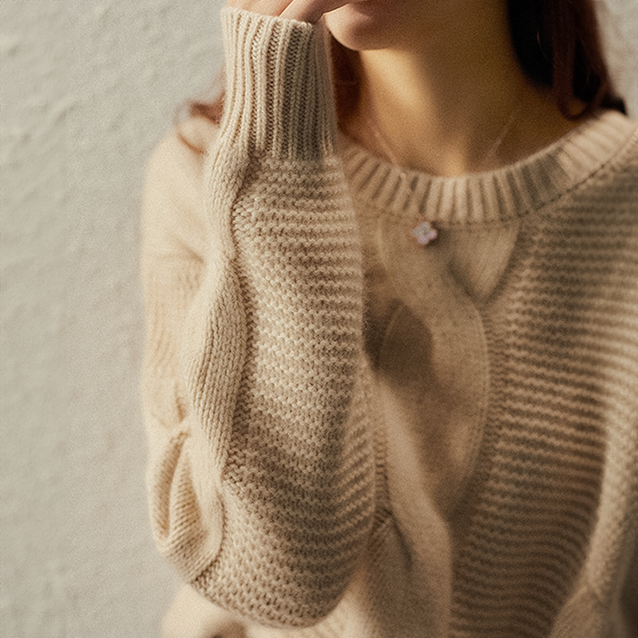 Drune | Cashmere Couture Cable-Knit Pullover