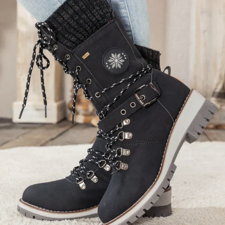 Drune | Modische Winterstiefel - Zum Schnüren