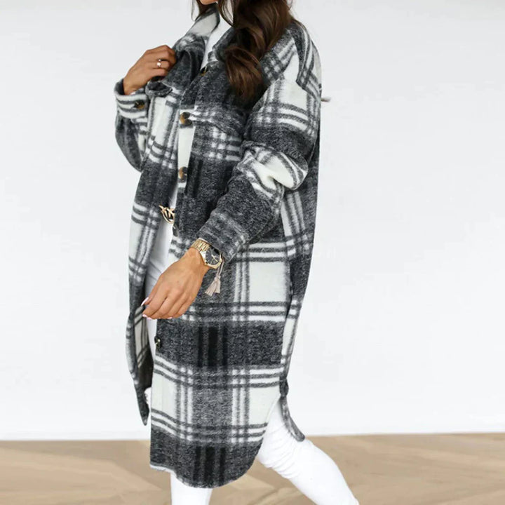 Drune | Langer Wollmantel Damen
