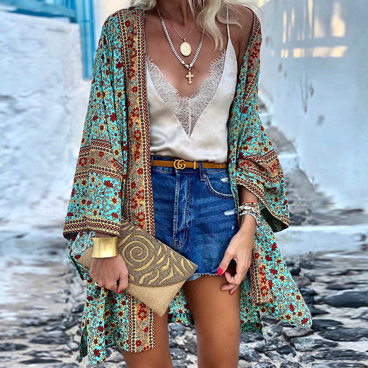 Drune | Boho-Kimono Ein Fröhlicher, Stilvoller Und Mittellanger Kimono!