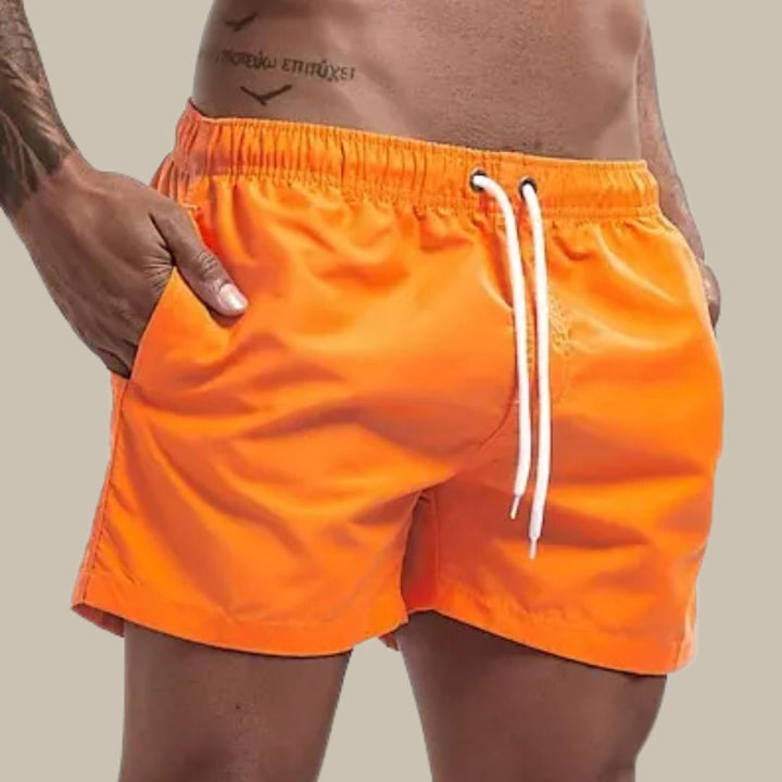 Drune | Herren Schwimmshorts Schnelltrocknend und Basic