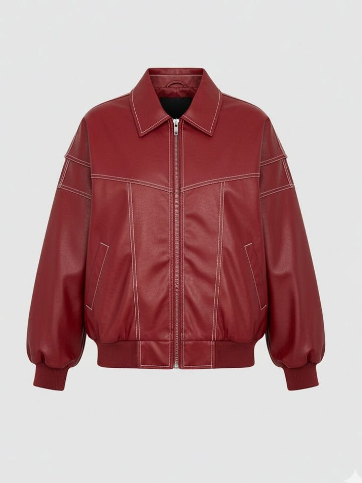 Drune | Damenjacke Aus Leder, Schick und Bequem