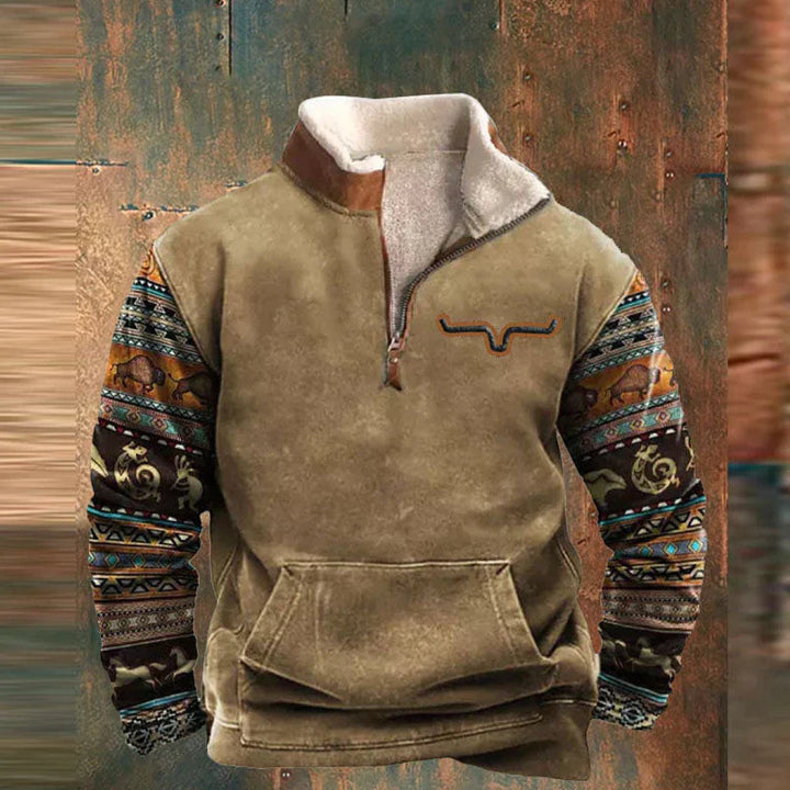 Drune | Zip-Jacke für Herren - Normale Passform