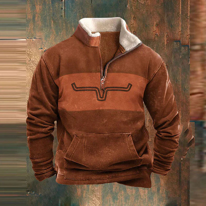 Drune | Zip-Up Sweatshirt für Herren - Reguläre Passform