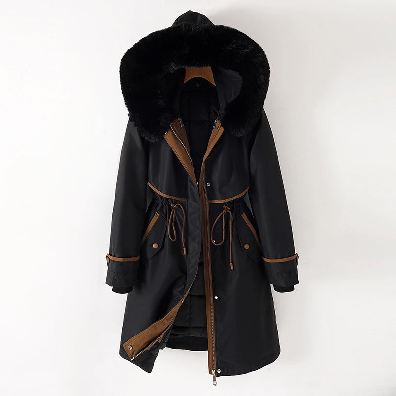 Drune | Damen Winter Steppjacke - Mit Kapuze