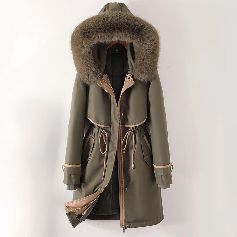 Drune | Damen Winter Steppjacke - Mit Kapuze
