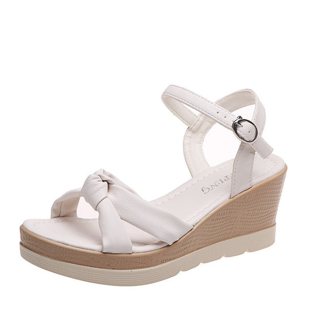 Drune | Elegante Sandalen mit geknoteten Riemen für Damen