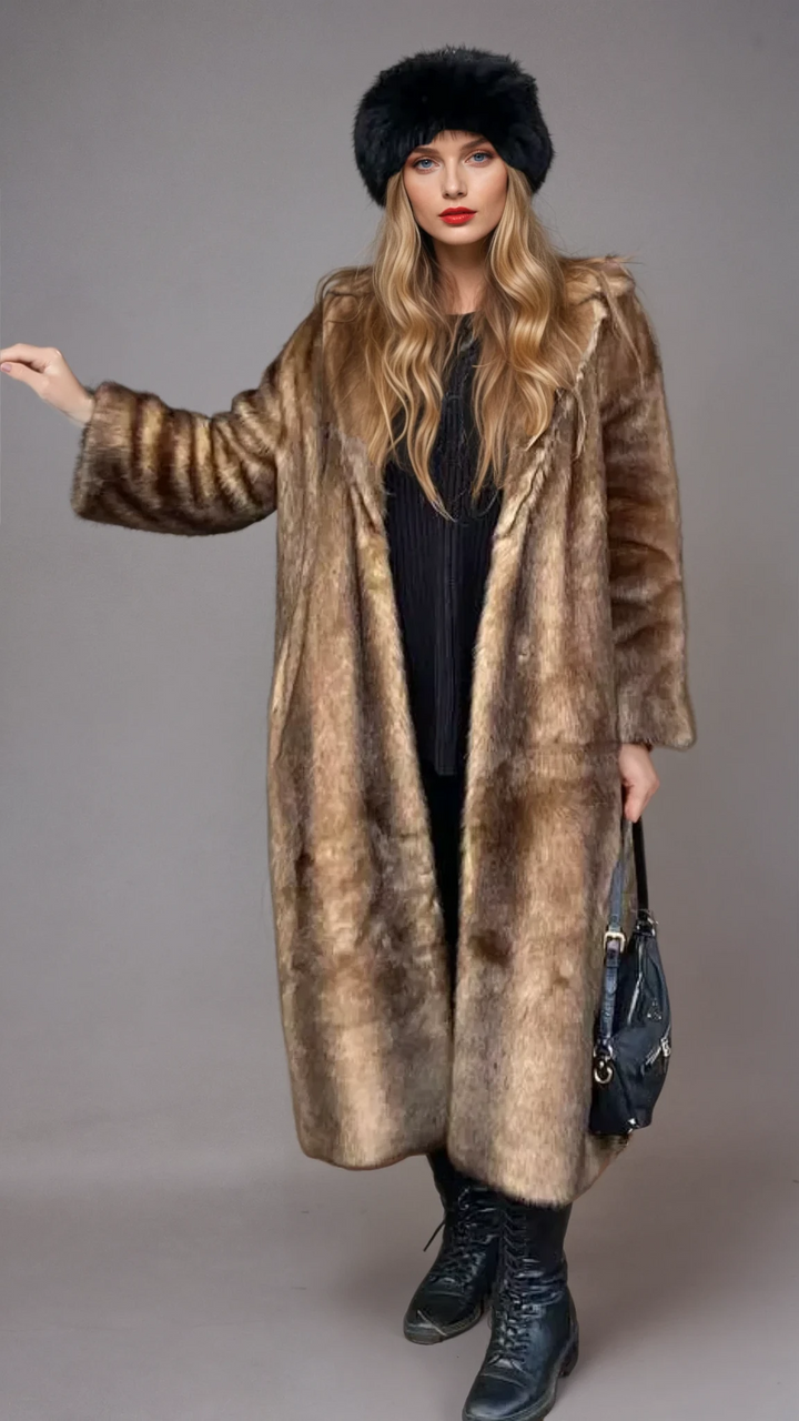 Drune | Flauschige Kunstfell Jacke Damen