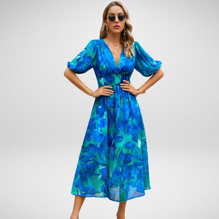 Drune | Charmantes Kleid mit V-Ausschnitt