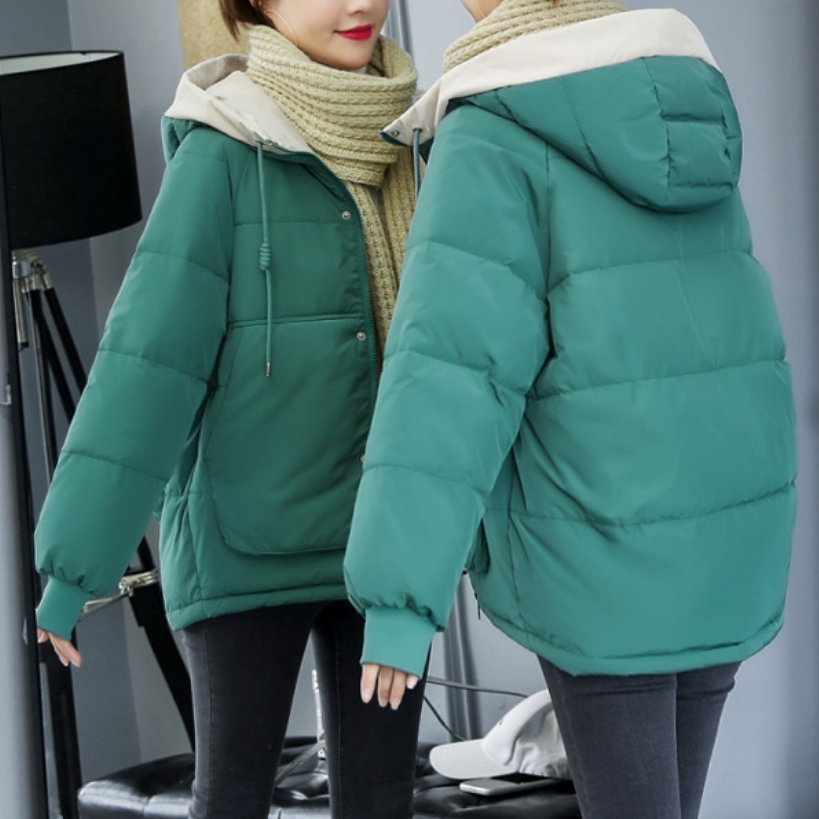 Drune | Damen Winterjacke mit Ziernähten