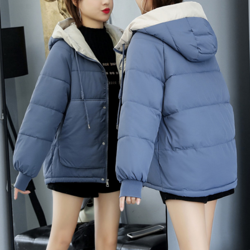 Drune | Damen Winterjacke mit Ziernähten
