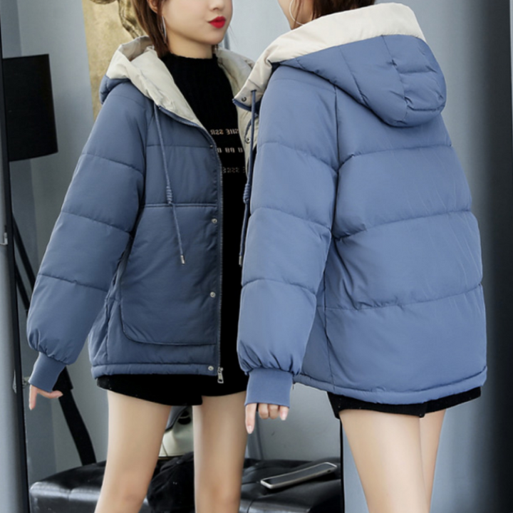 Drune | Damen Winterjacke mit Ziernähten