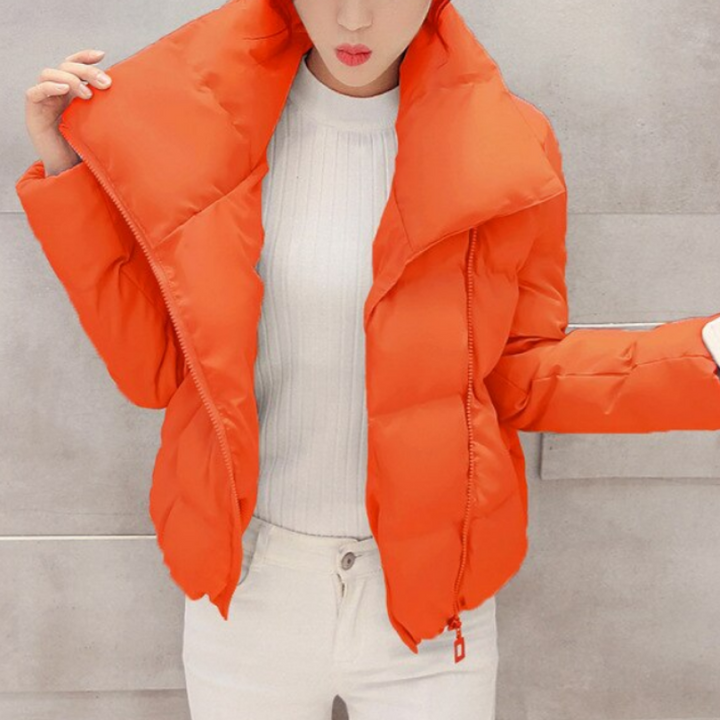 Drune | Damen Winterjacke mit asymmetrischem Kragen