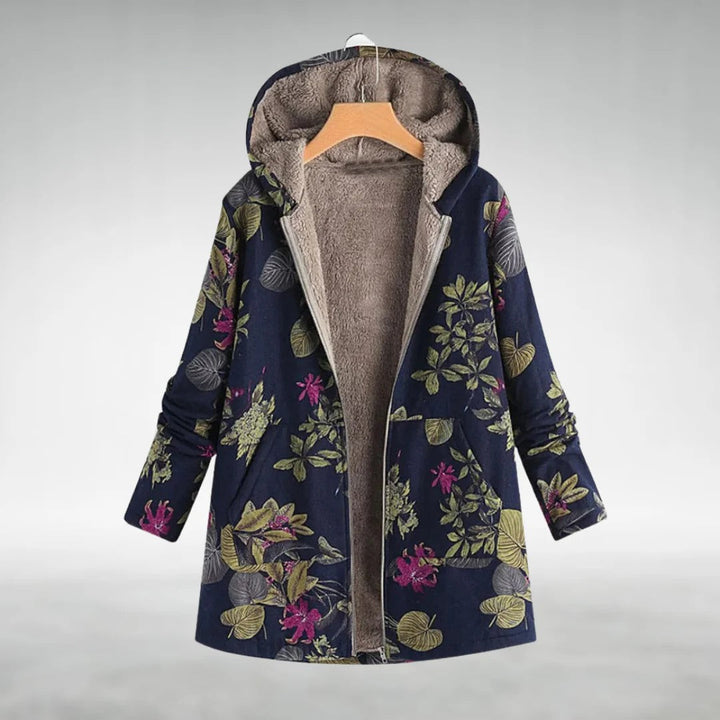 Drune | Geblümte Fleecejacke