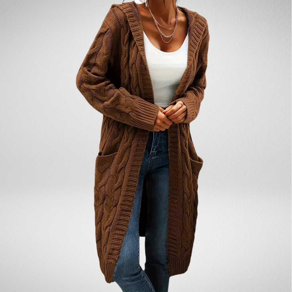 Drune | Weiche Jacke mit Kapuze und Taschen
