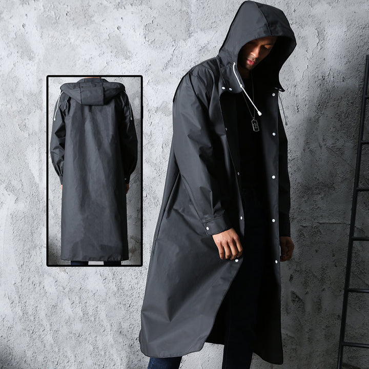 Drune | Unisex langer Regenmantel für Aktivitäten im Freien
