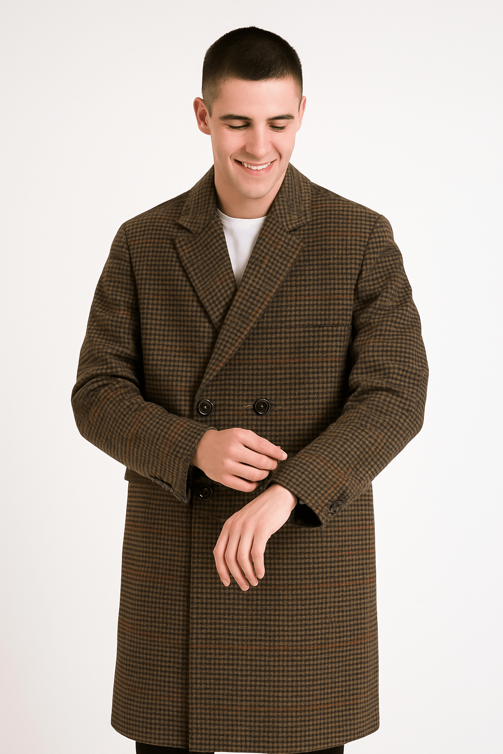 Drune | Jacke aus warmem Stoffmix
