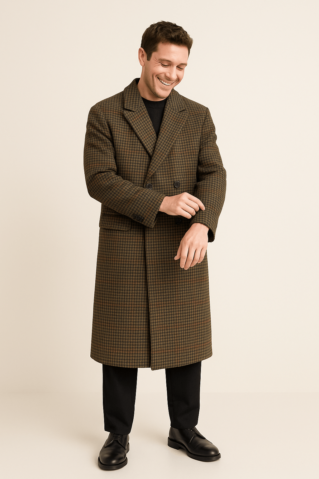 Drune | Jacke aus warmem Stoffmix