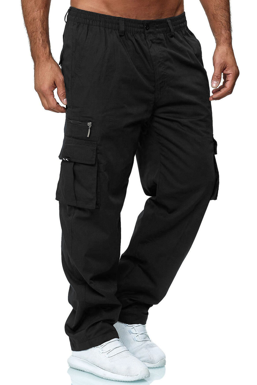 Drune | Bequeme Herren Cargo Hose mit Mehreren Taschen