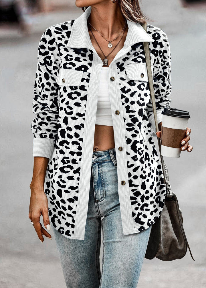 Drune | Leopardjacke Chic Premium Material Ideal für den Frühling