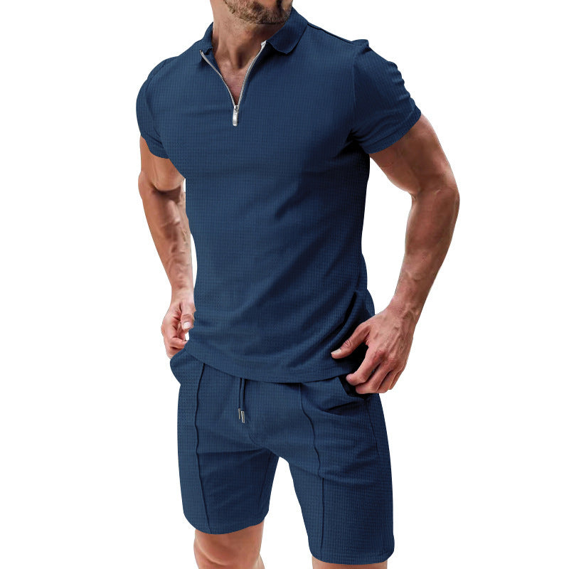 Drune-Set Kurzarm-Shirt & Shorts