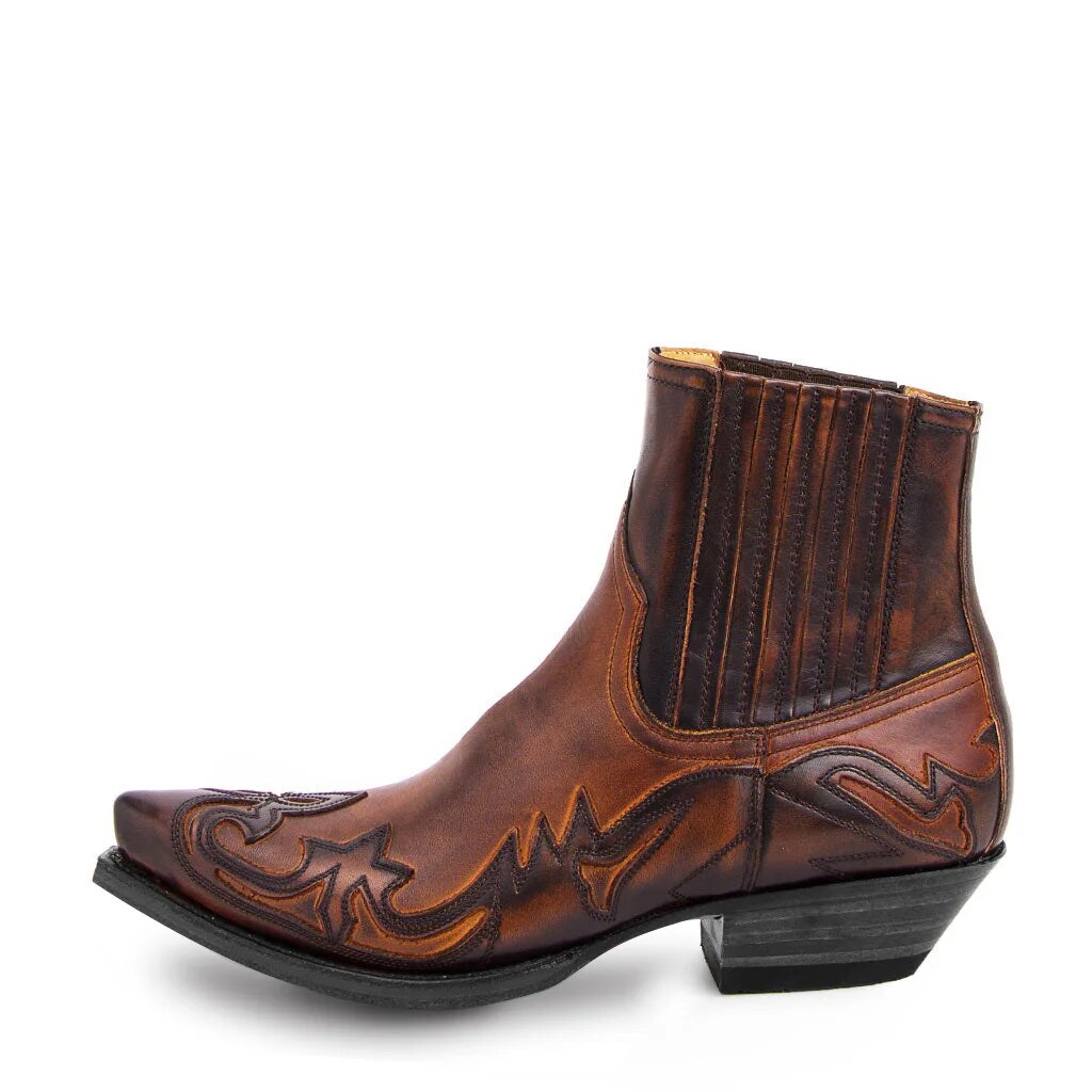 Drune | Kunstleder Western Cowboy Boots