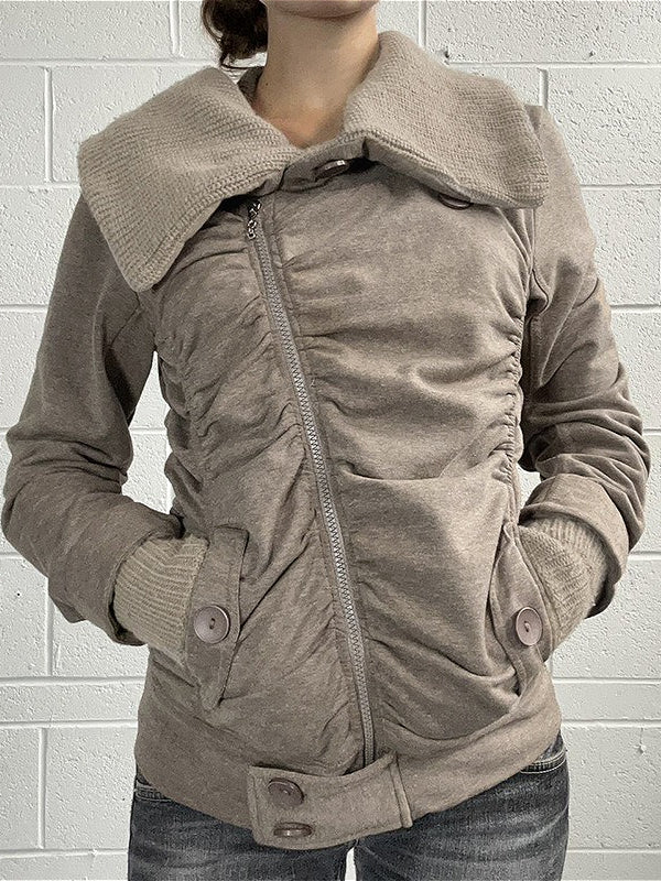 Drune | Revers Strickjacke Mantel