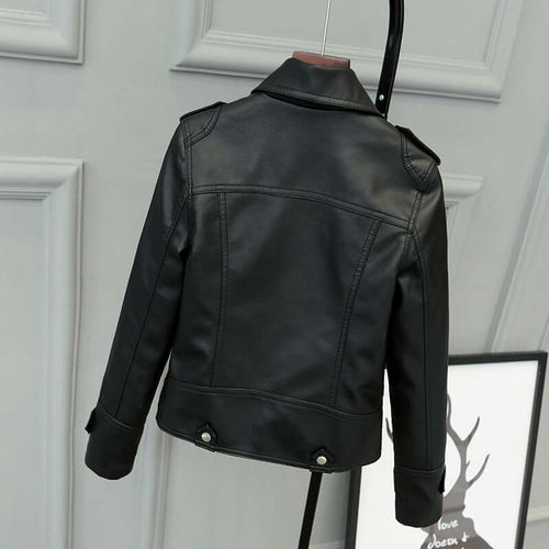 Drune | Damen Slim Fit PU-Lederjacke