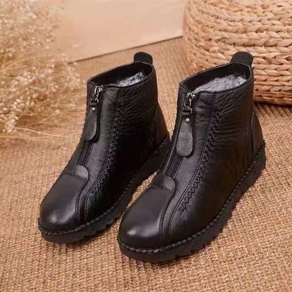 beliebte, rutschfeste Lederstiefeletten