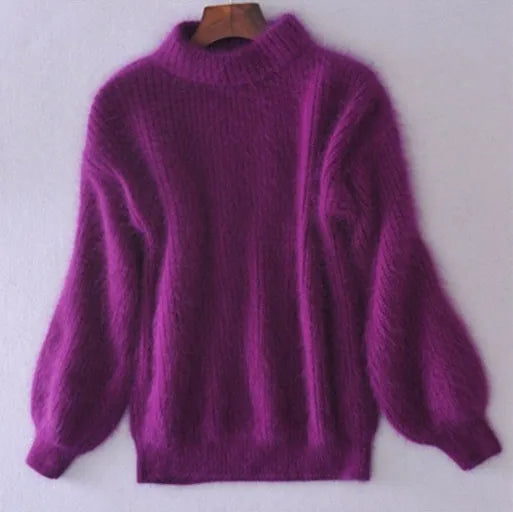 Drune | Weinlese Angora Pullover
