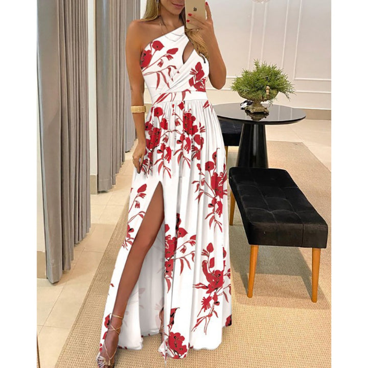 Drune | Ärmelloses Kleid mit hoher Taille und Öffnung