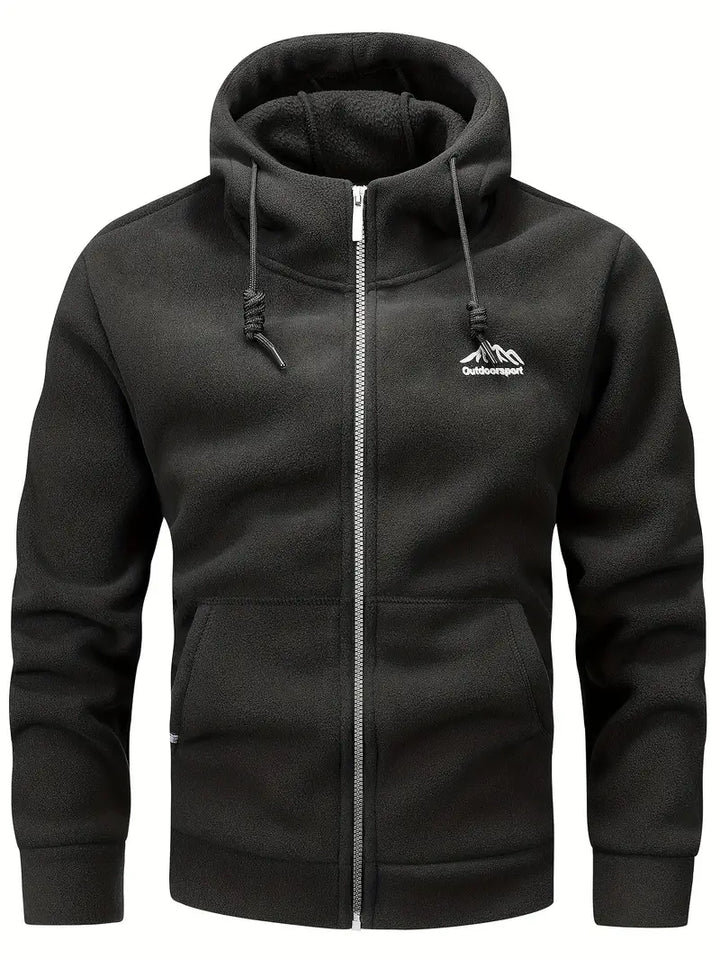 Drune | Warme Fleece-Jacke mit Kapuze für Männer
