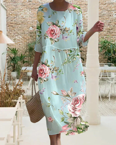Drune | Freizeitkleid mit Blumenmuster