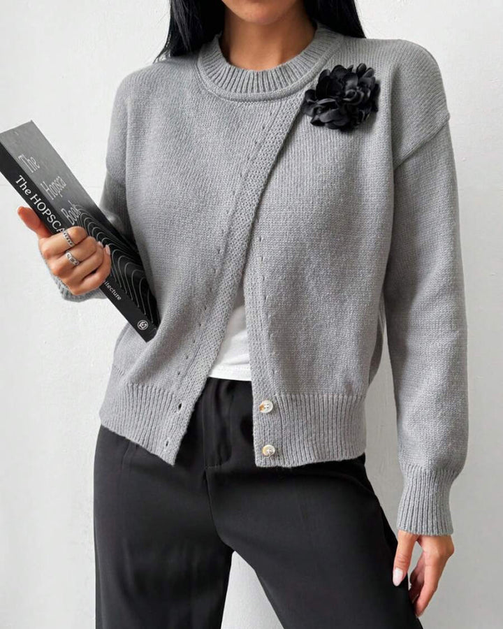 Drune | Pullover mit Schlitzsaum