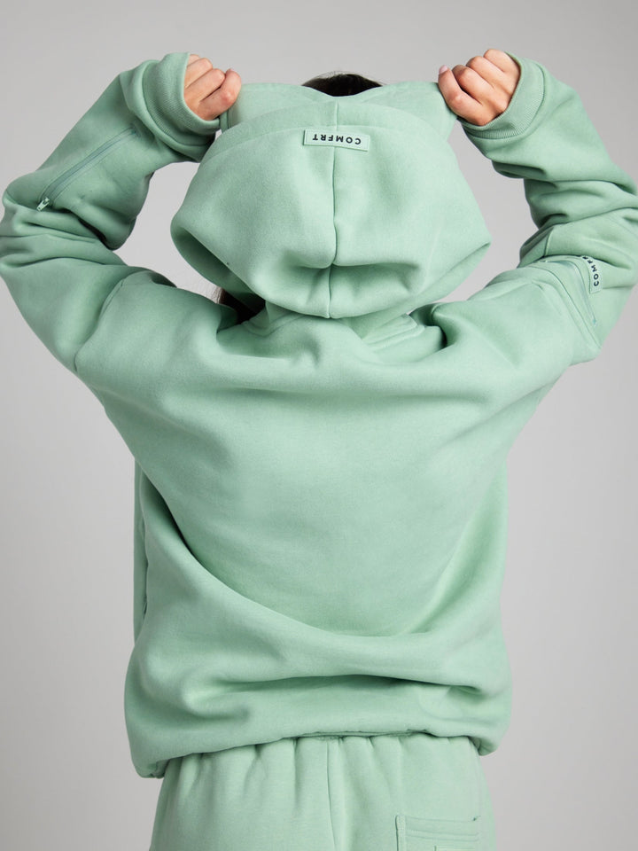 Drune | Bequemer Reise-Hoodie mit Flugmodus-Grafik