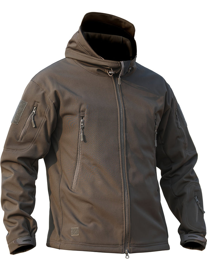 Drune | der Fleece-Pullover mit Kapuze und Reißverschlusstaschen für Herren - Perfekt für Outdoor-Aktivitäten