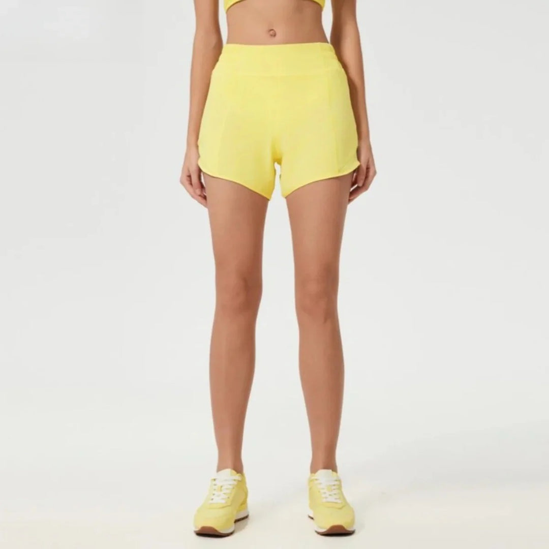 Drune | Yoga-Shorts mit hoher Taille und Bauch