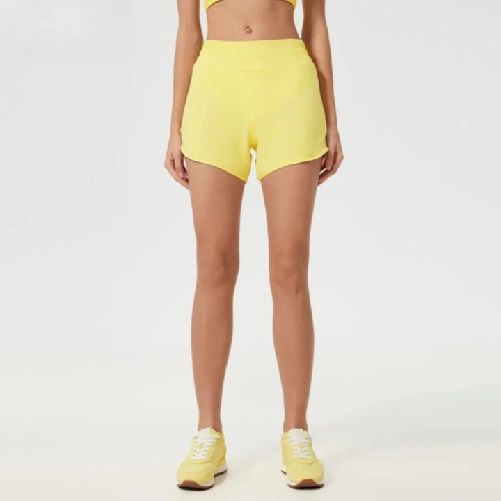 Drune | Yoga-Shorts mit hoher Taille und Bauch