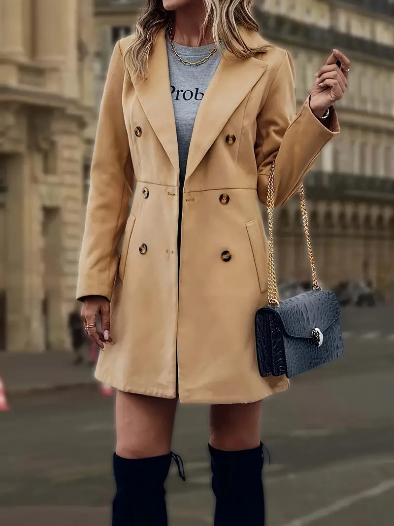 Drune | Zweireihiger Ubermantel für Damen