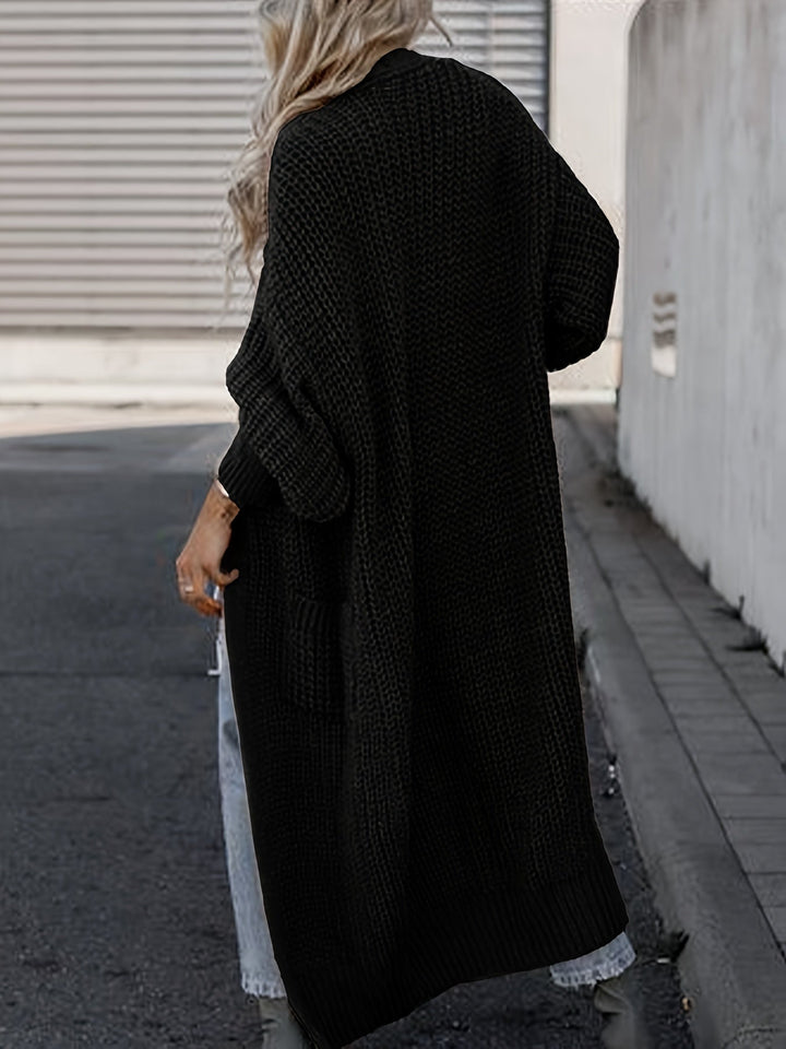 Drune Strickcardigan Aus Wolle Mit Taschen Für Damen | Perfekt Für Den Alltag